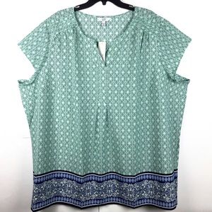 Croft and Barrow Women’s Plus Blouse 4X, NWT